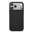 Aramid fiber diagonal twill pattern magnetic phone case for iPhone 17 pro in carbon black