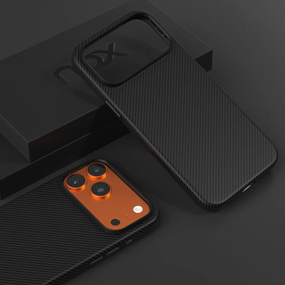 NoxCase premium luxury black gift box packaging for phone case