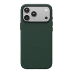 Aramid fiber chess pattern magnetic phone case for iPhone 17 pro in pine green