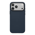 Aramid fiber chess pattern magnetic phone case for iPhone 17 pro max in steel blue